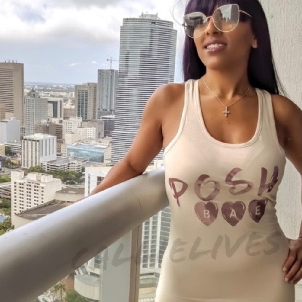 Posh BAE Racerback Tank Top